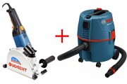 Штроборез Фиолент Б2-30 и пылесос Bosch GAS 20 Штроборез Фиолент Б2-30 и пылесос Bosch GAS 20