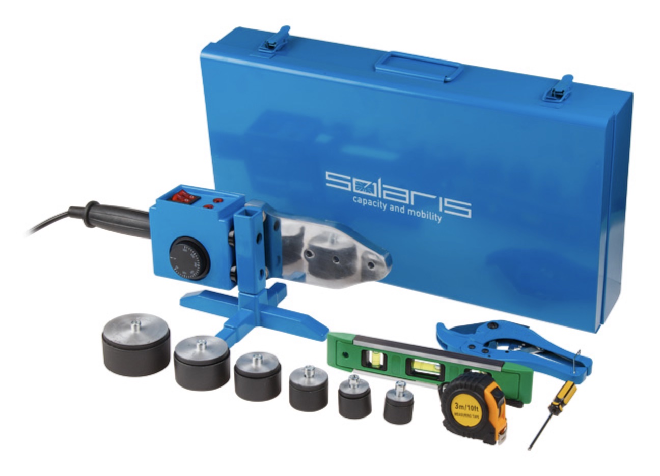 Сварочный аппарат для полимерных труб Solaris PW-1502